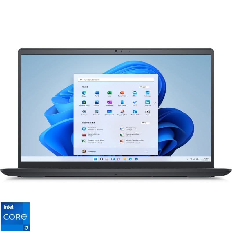 Laptop Dell Inspiron 3520 cu procesor Intel Core i71255U, 156