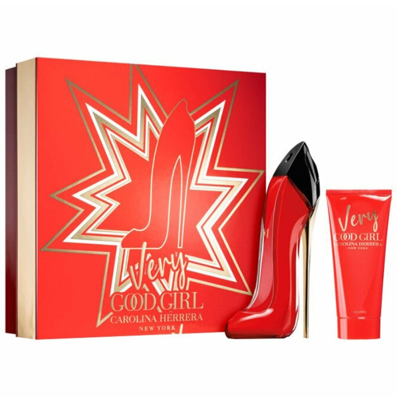 Set cadou Carolina Herrera Very Good Girl Apa de parfum, Femei, 50 ml + Lotiune de corp, 100 ml