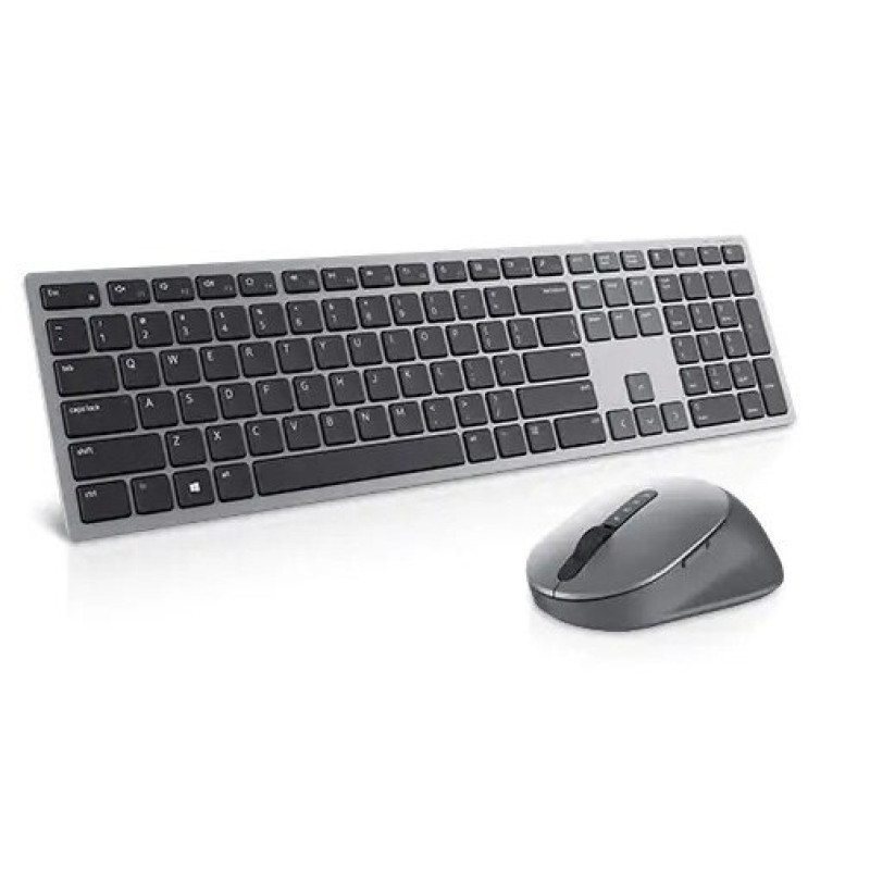 Kit Tastatura + Mouse wireless Dell Premier KM7321W, 24GHz&Bluetooth 50, multidevice, Layout US Intl